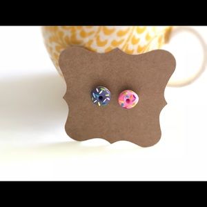 Donut earrings